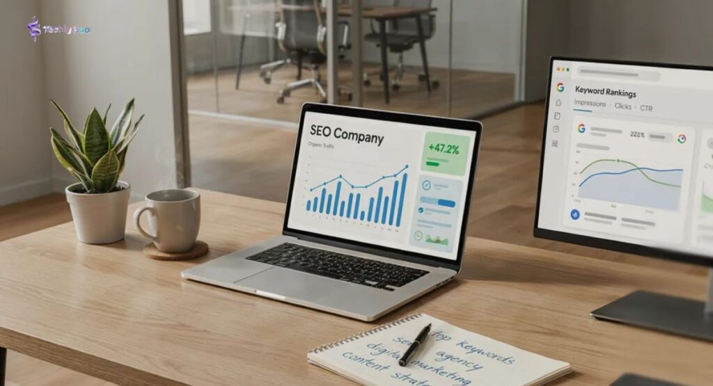 SEO company helping a business grow with search engine optimization strategy